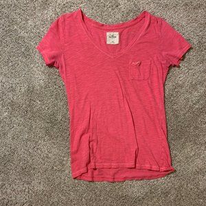 Hollister Pink V-Neck Size XS